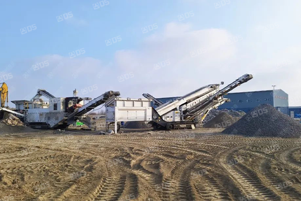 construction debris mobile processing equipment